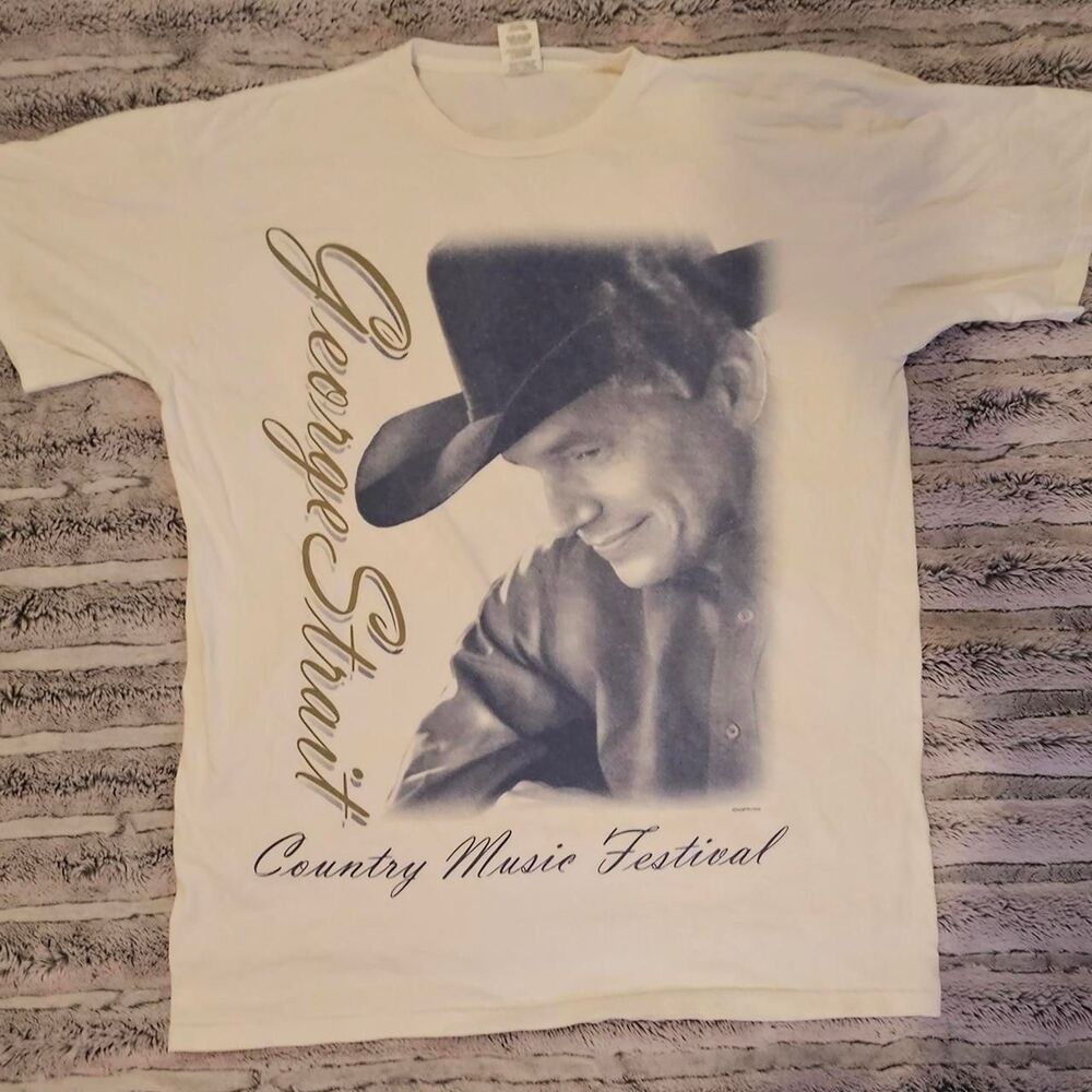 George Men's White T-shirt